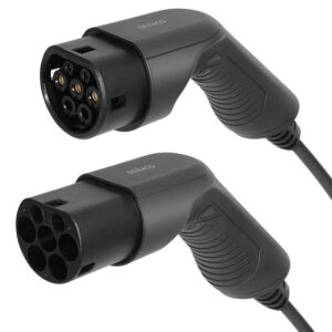 DELTACO e-Charge, cable type 2 - type 2, 1 phase, 16A, 10M -sähköauton latauskaapeli