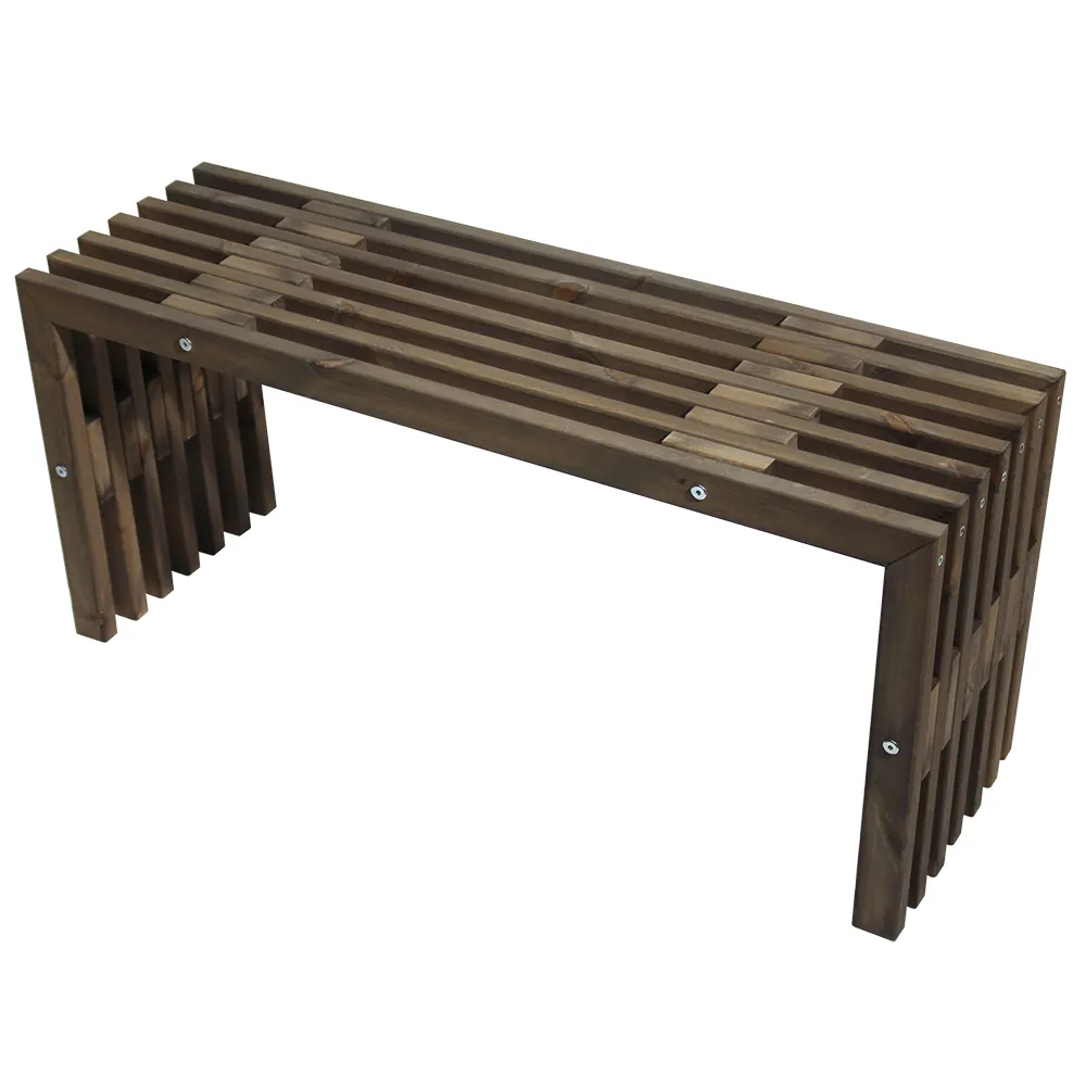 Hillerstorp, D-Bench Penkki 100 cm Mänty Harmaa Öljytty