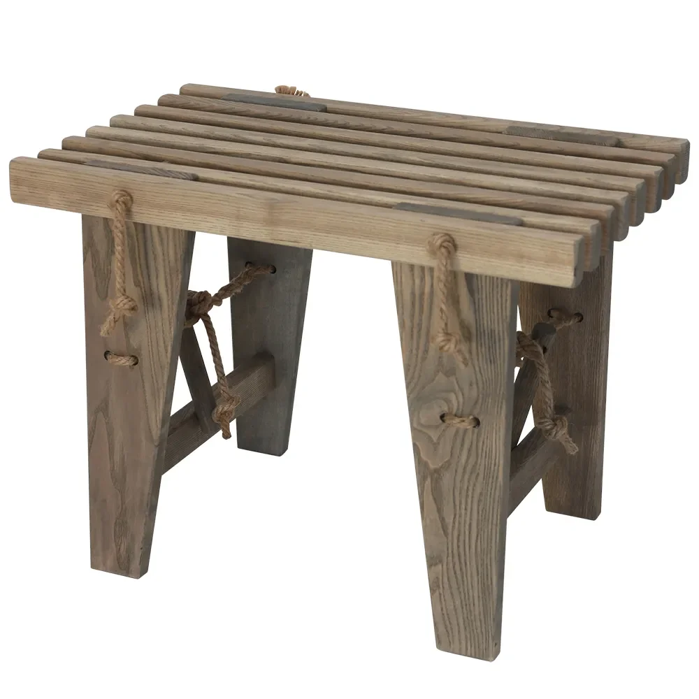 Hillerstorp, Ecobench 60 cm Tuhka öljytty harmaa