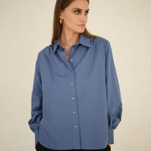Noel Cotton Shirt Blue