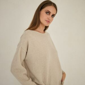 Kashmir Naisten Neulepaita Juliette Pearl Beige