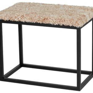 Skinnwille, Palle Penkki 60x35 cm Toffée/Black