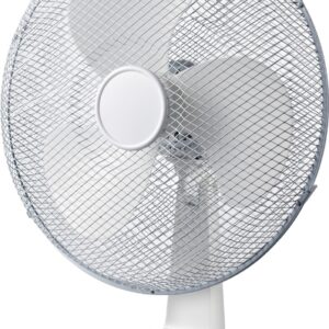 Nordic Home FT-30A, 30cm -pöytätuuletin, valkoinen