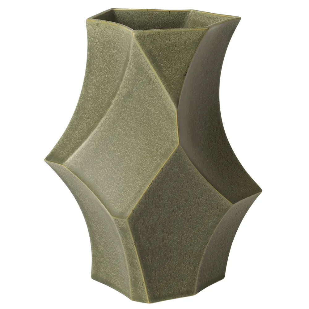 Ferm Living, Cueva Maljakko 26 cm - Dark Sage