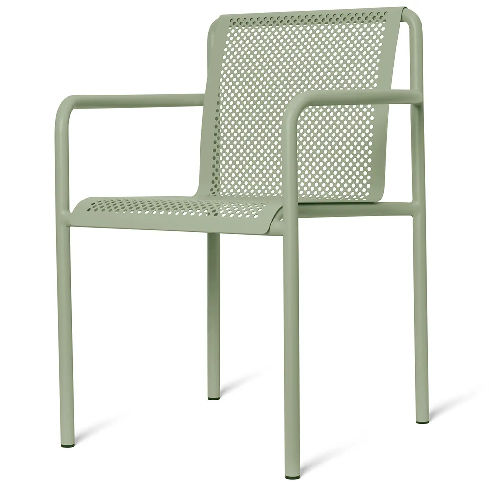 Ferm Living, Dapple tuoli käsinojilla Tea Green