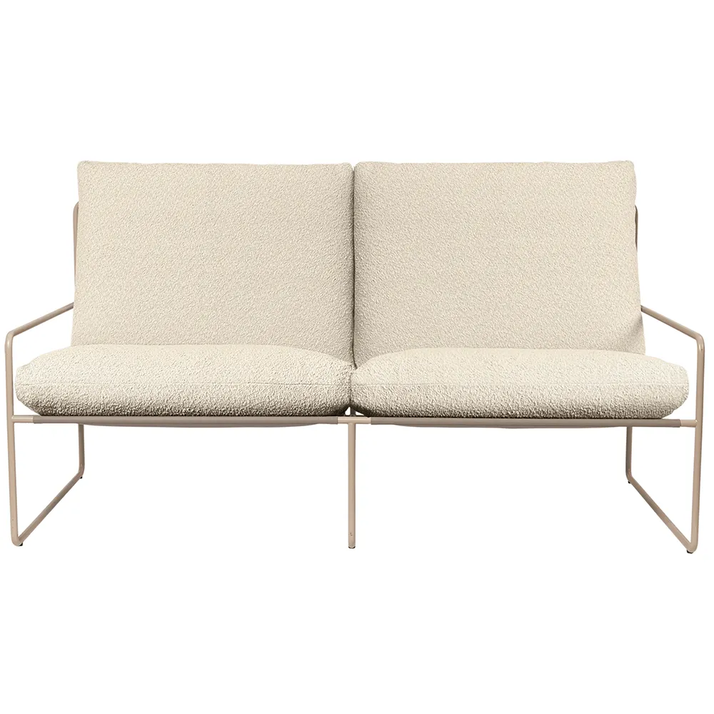 Ferm Living, Desert 2-istuttava sohva Cashmere/Off-white