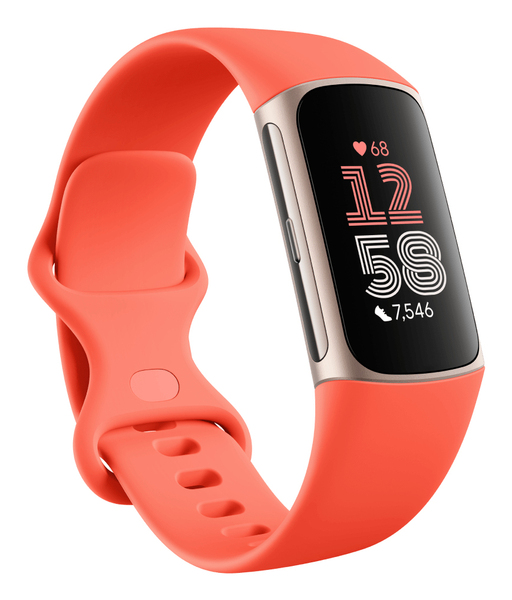 Fitbit Charge 6 -aktiivisuusranneke, coral
