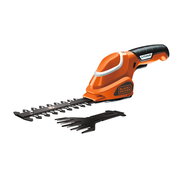 Black&Decker 7V -reunaleikkuri / pensasleikkuri