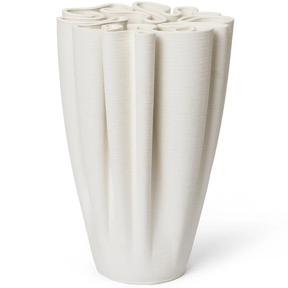 Ferm Living, Dedali Maljakko - H25 - Off-white