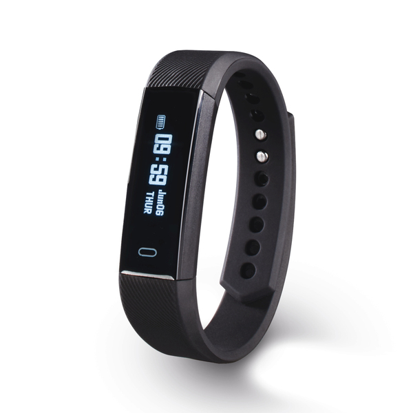 Hama Fitness Tracker Fit -aktiivisuusranneke, musta