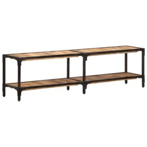 beBasic TV-taso 150x30x41 cm täysi mangopuu - Ruskea
