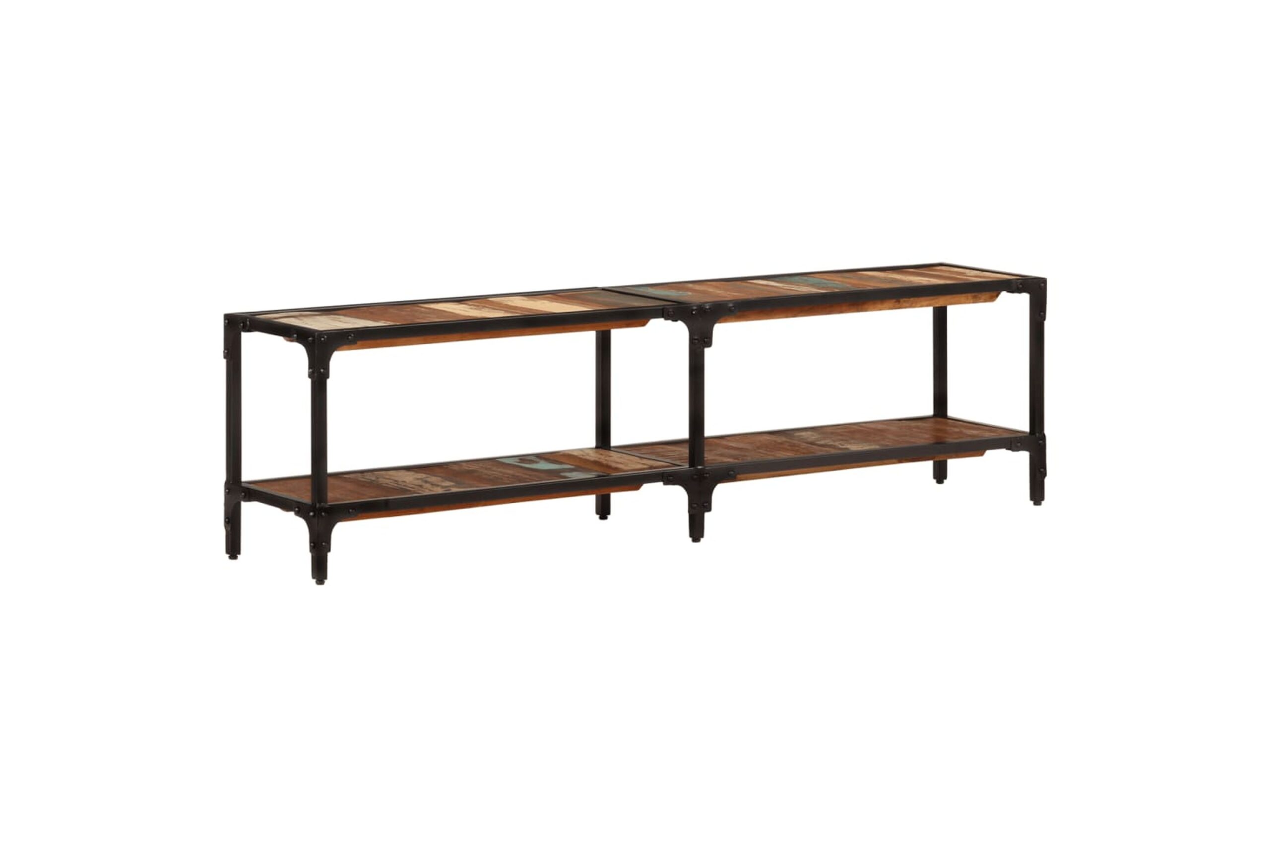 beBasic TV-taso 150x30x41 cm kierrätetty täyspuu - MonivÃ<br>rinen