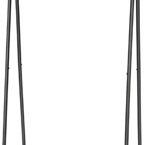Vaateteline hyllyllä 92,5 x 33,5 x 153 cm Matt Black