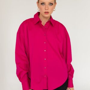 Klassinen Oversize Paita Fuksia