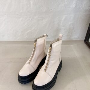 Zip Boots Cream
