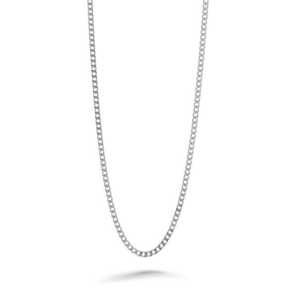 Hopeinen panssaririipusketju, paksuus 1,4mm