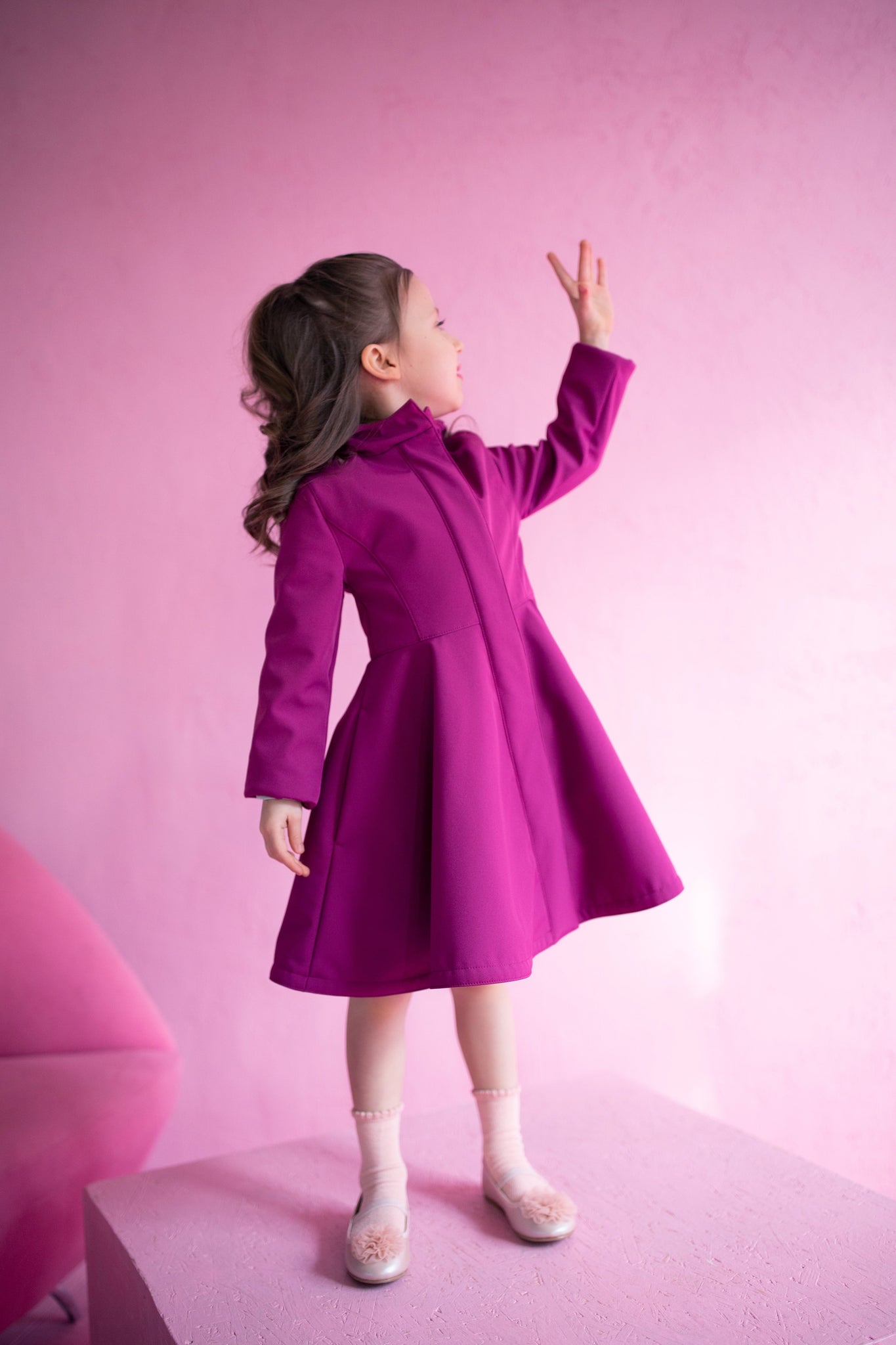 Raspberry Dream Lasten Sadetakki Pinkki