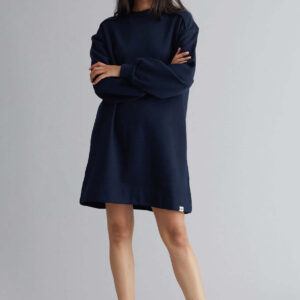 Isabella puuvillamekko Navy