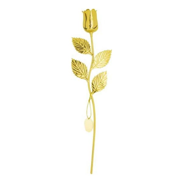 Juhlaruusu kaiverruslaatalla, 32 cm, kullanvärinen, 079005