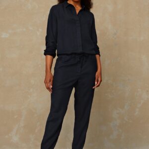 Stephanie Jumpsuit Blue Black