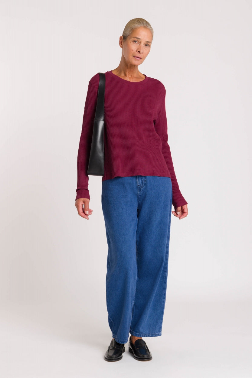 Leila Cropped Farkut Tumma Denim