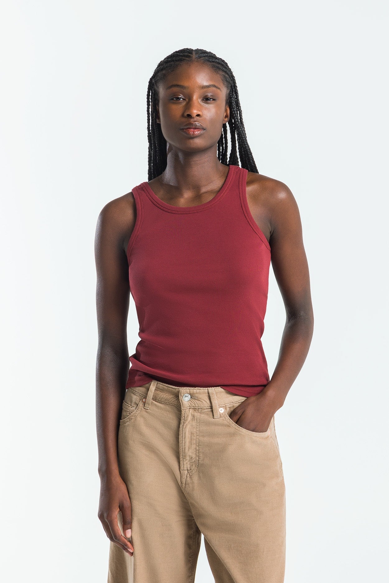 Kerry Tank Top Madder Brown