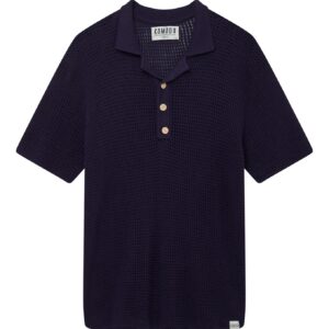 Oliver Cotton Polo Top Navy Blue