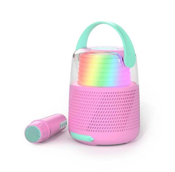 MOB KS-80 Speaker Karaoke Kit, Pinkki