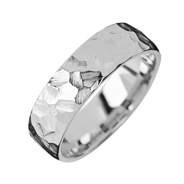Kohinoor Duetto Gold, Rock kihlasormus, 7 mm, valkokulta 003-817V