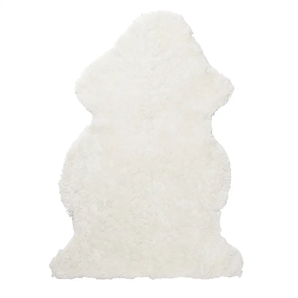 Skinnwille, Curly lampaannahka 60x95 cm White