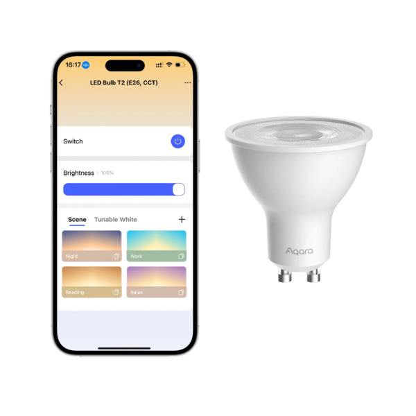 Aqara LED T2 GU10 CCT -älylamppu