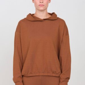 Interlock Short Hoodie Peanut