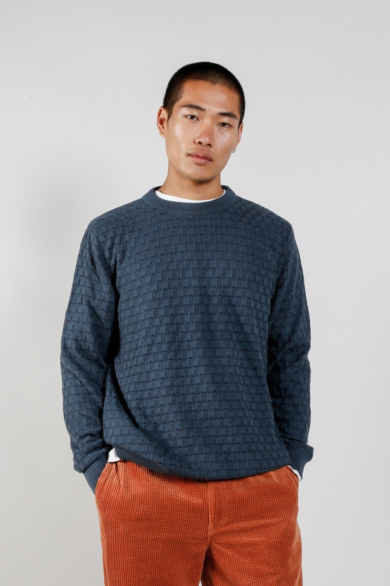 Liam GOTS Organic Cotton Jumper Teal