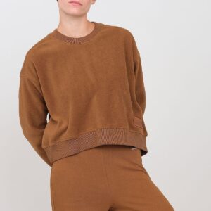 Women's Fleece Crew Neck Peanut