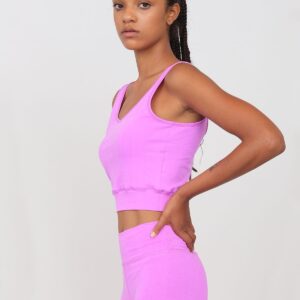 Sporty Set Leggingsit ja Toppi Pinkki