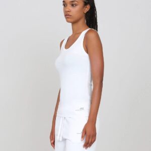 Women's Stretchy Tank Top White