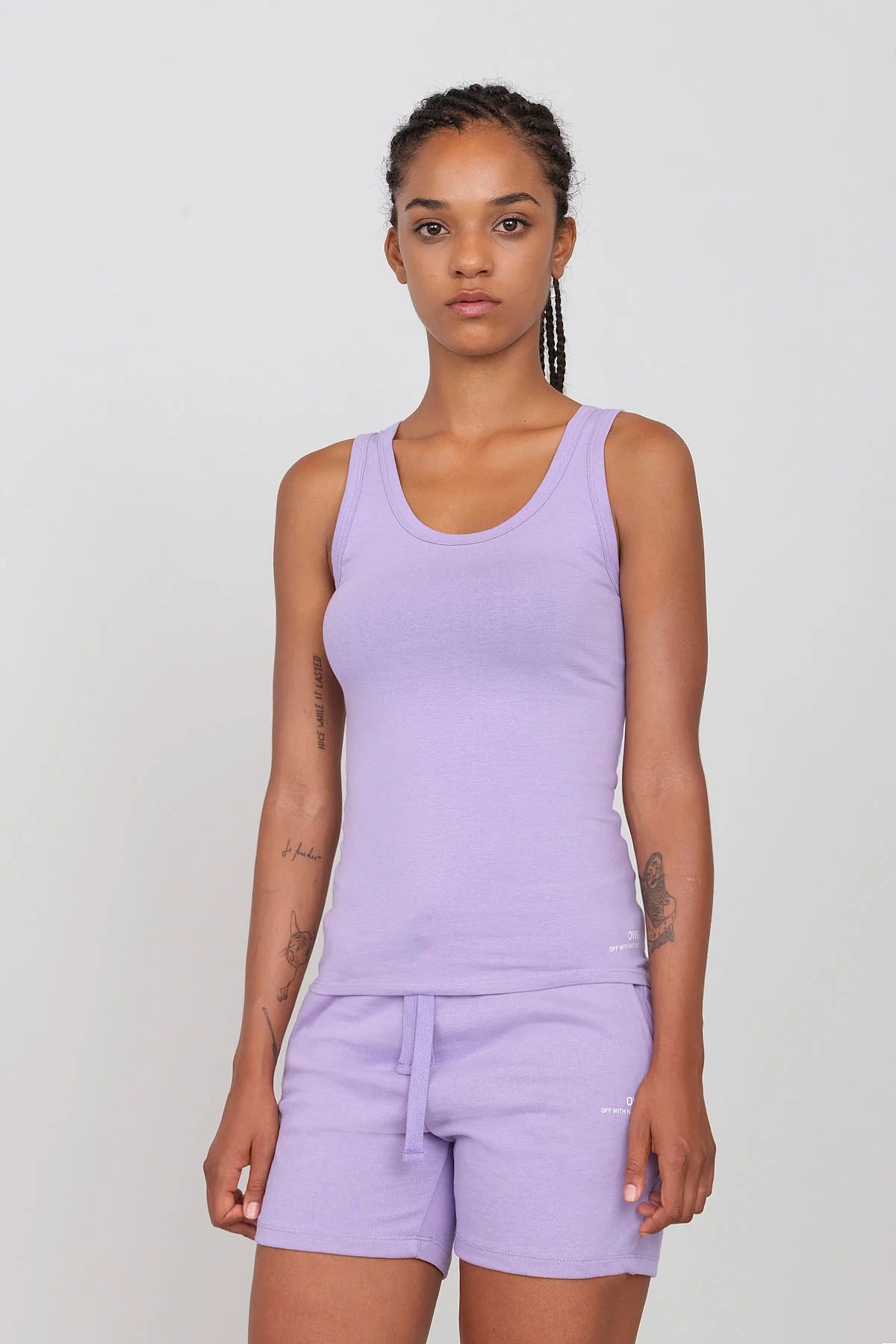 Women's Stretchy Tank Top Purple