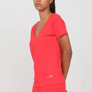 Women's V-Neck T-Shirt Red