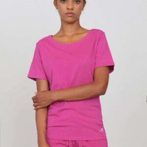 Women's Crewneck T-Shirt Fuchsia