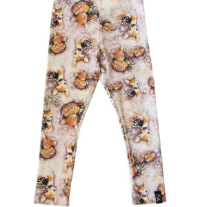 Melli EcoDesign Bambit Lehtisateessa Leggingsit Laventeli