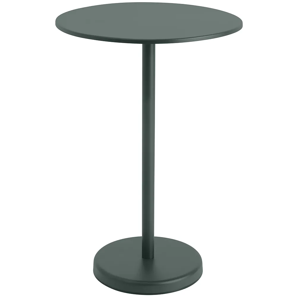 Muuto, Linear Steel Baaripöytä Ø70 cm Dark Green