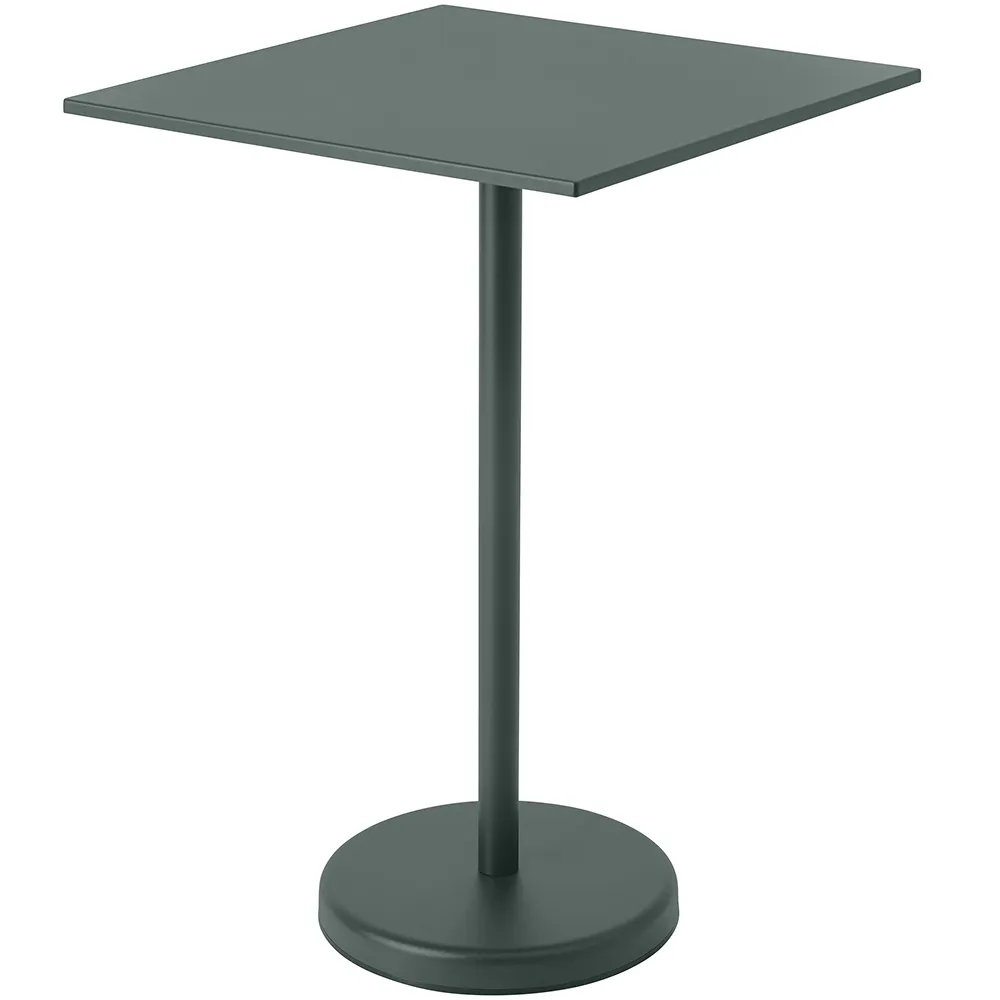 Muuto, Linear Steel Baaripöytä 70x70 cm Dark Green