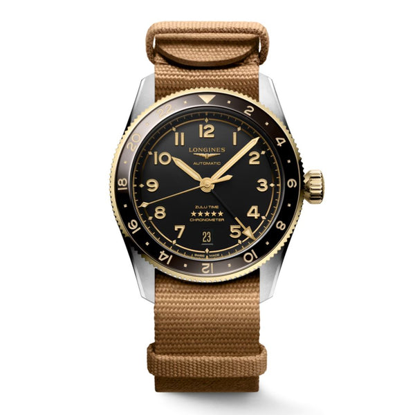 Longines Spirit Zulu Time rannekello 39 mm, L38025539