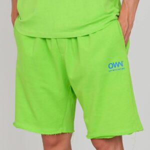 Men's Plush Shorts Apple Green