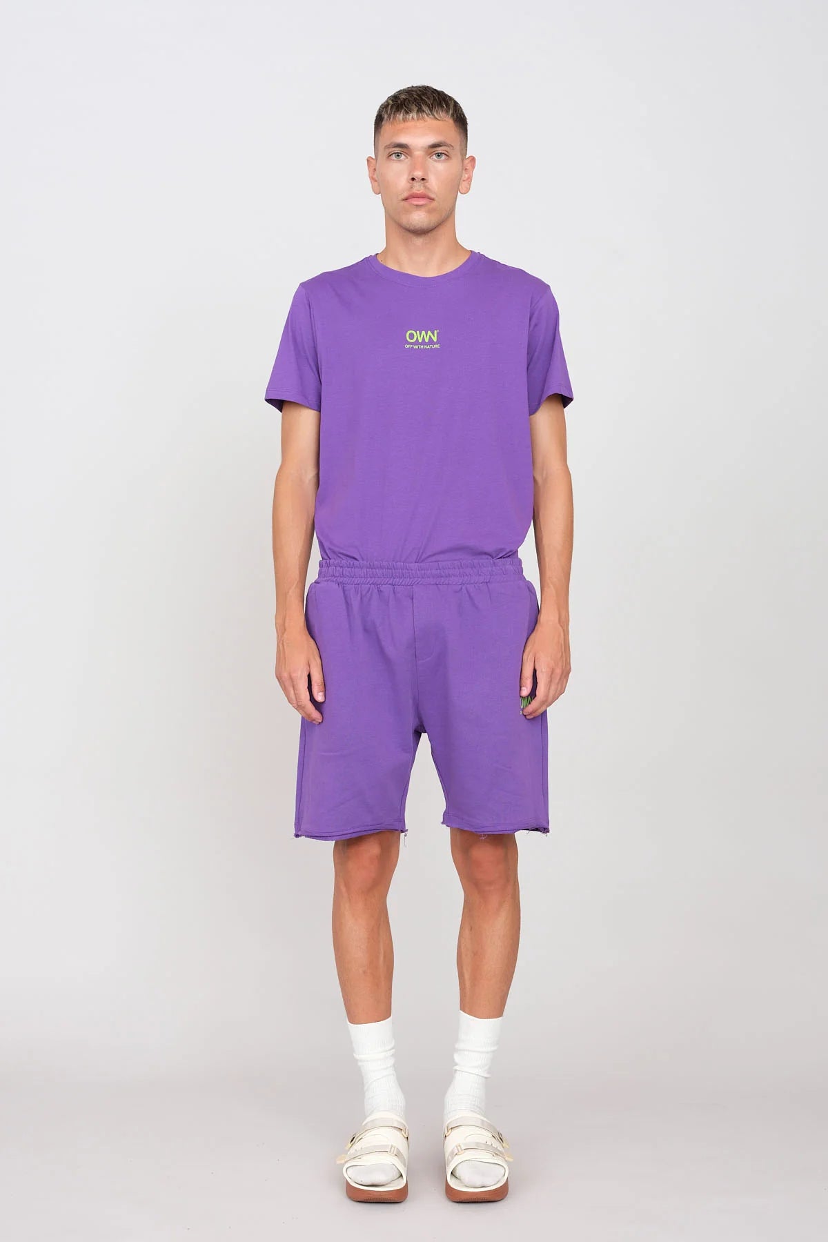Men's Plush Shorts Violet