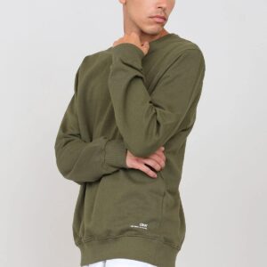 Men's Crewneck Sweatshirt Military Green