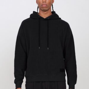 Men's Hooded Fleece Black