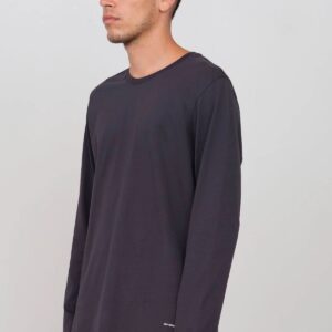 Long Sleeve Crewneck T-Shirt Blue