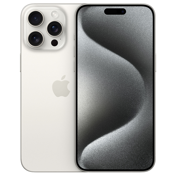 Apple iPhone 15 Pro Max 512 Gt -iOS-puhelin, Valkotitaani