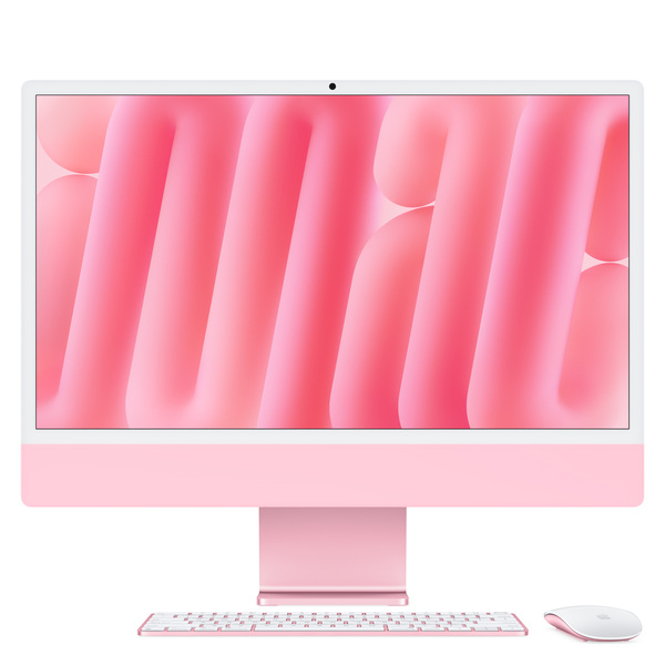 Apple iMac 24" (M4 10C / 10C), 24 Gt, 512 Gt, MacOS - All-in-one, Pinkki